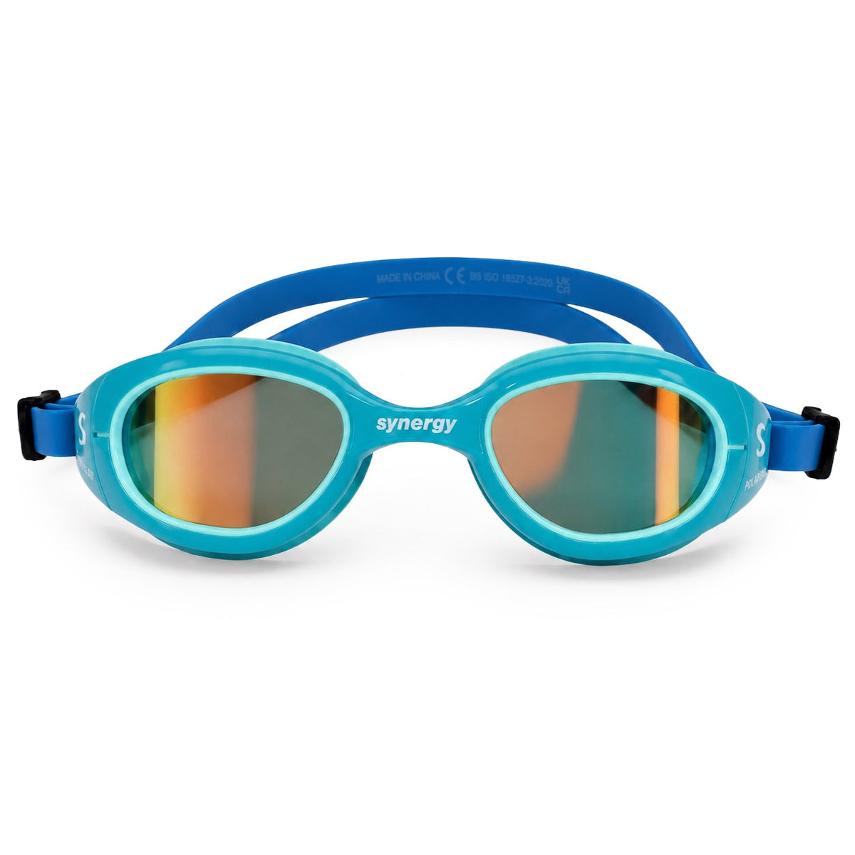 Trisight Silicone Goggles - Silicone Light Blue / Teal Mirrored