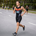 Men's Elite Sleeveless Tri Suit - Prism Multicolor - Marathon Running Front