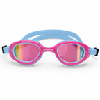 Trisight Silicone Goggles - Silicone Pink / Blue Mirrored
