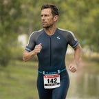 Race Belt - Teal action