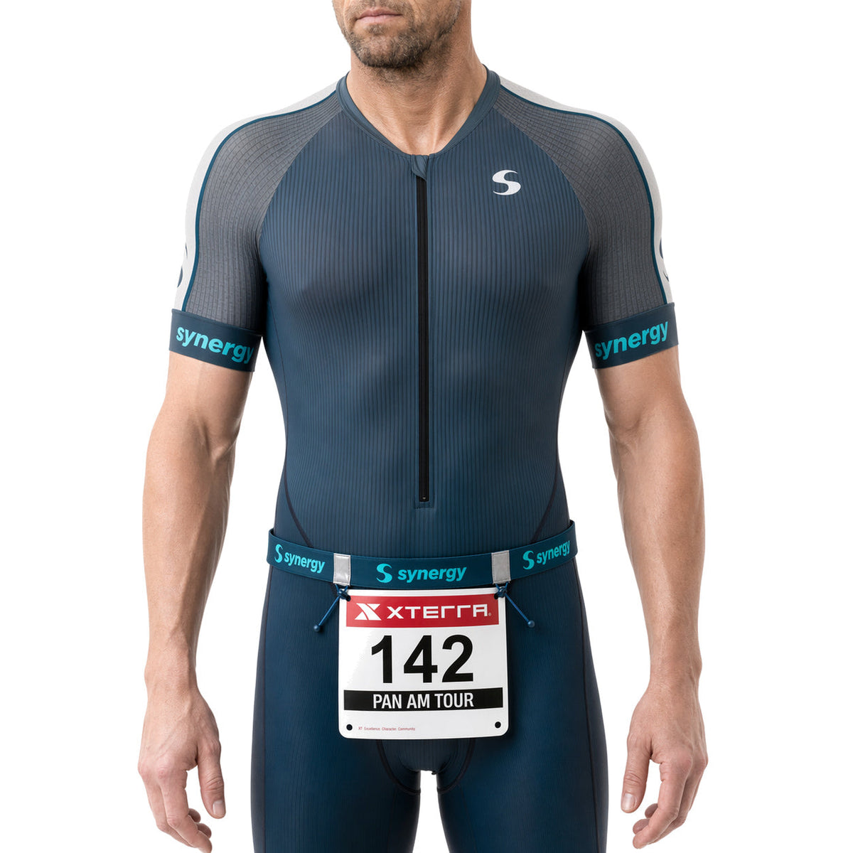 Race Belt - Teal front