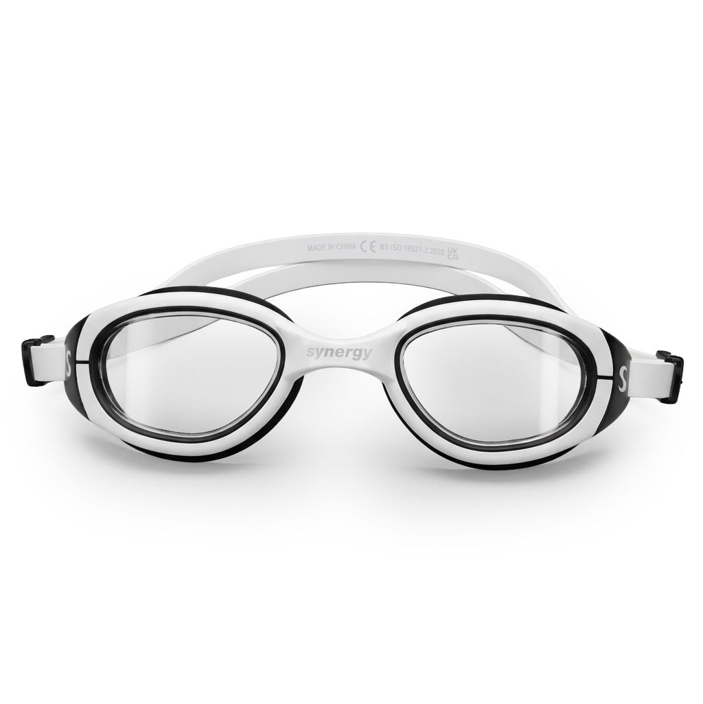 Trisight Silicone Goggles - Polarized Silicone White / Black Clear