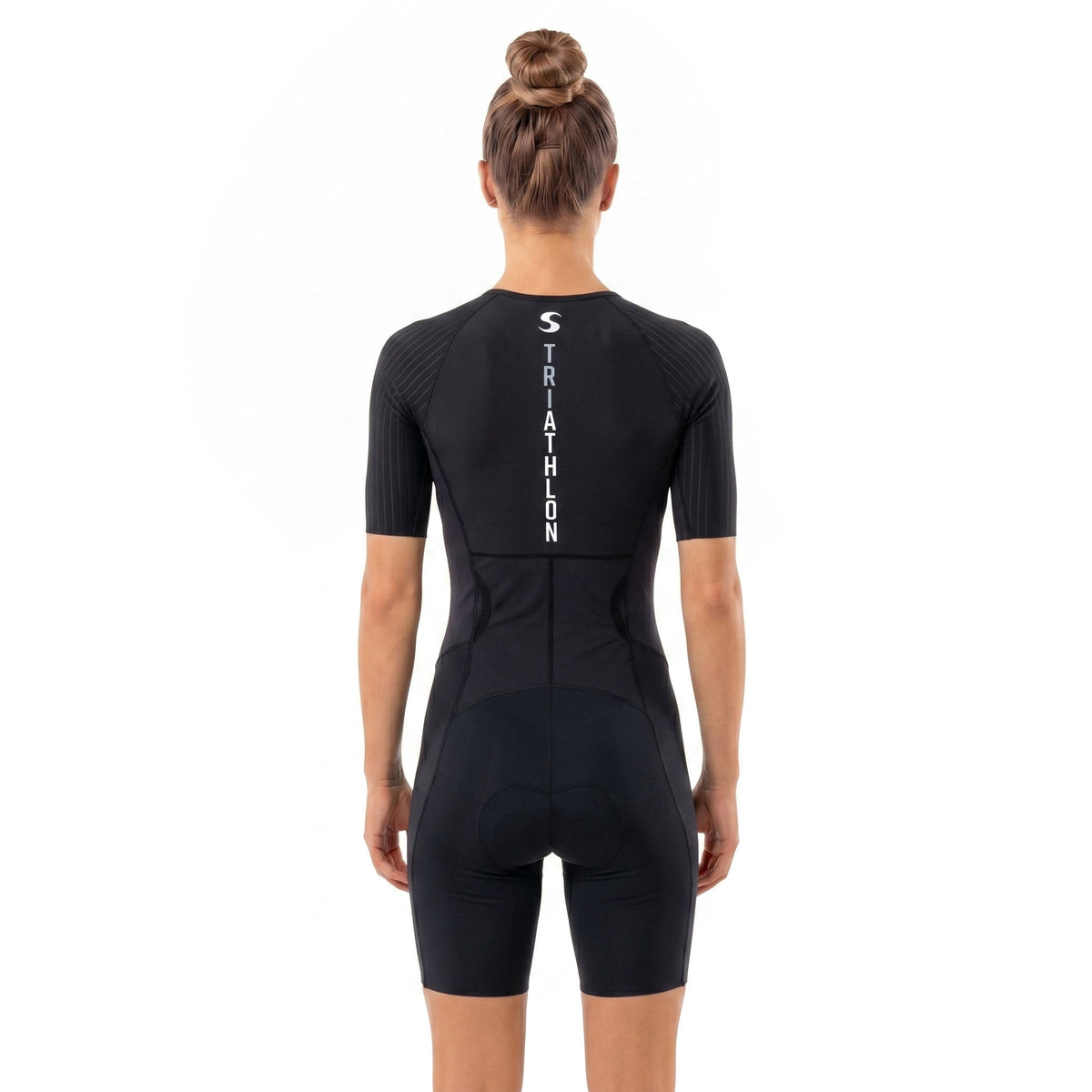 Women's Race Short Sleeve Tri Suit - Lake Placid Shadow 2