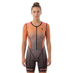 Women's Pro Short Sleeve Tri Suit - Desert Rose 01