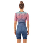 Women's Pro Short Sleeve Tri Suit - Orchid Pink 02
