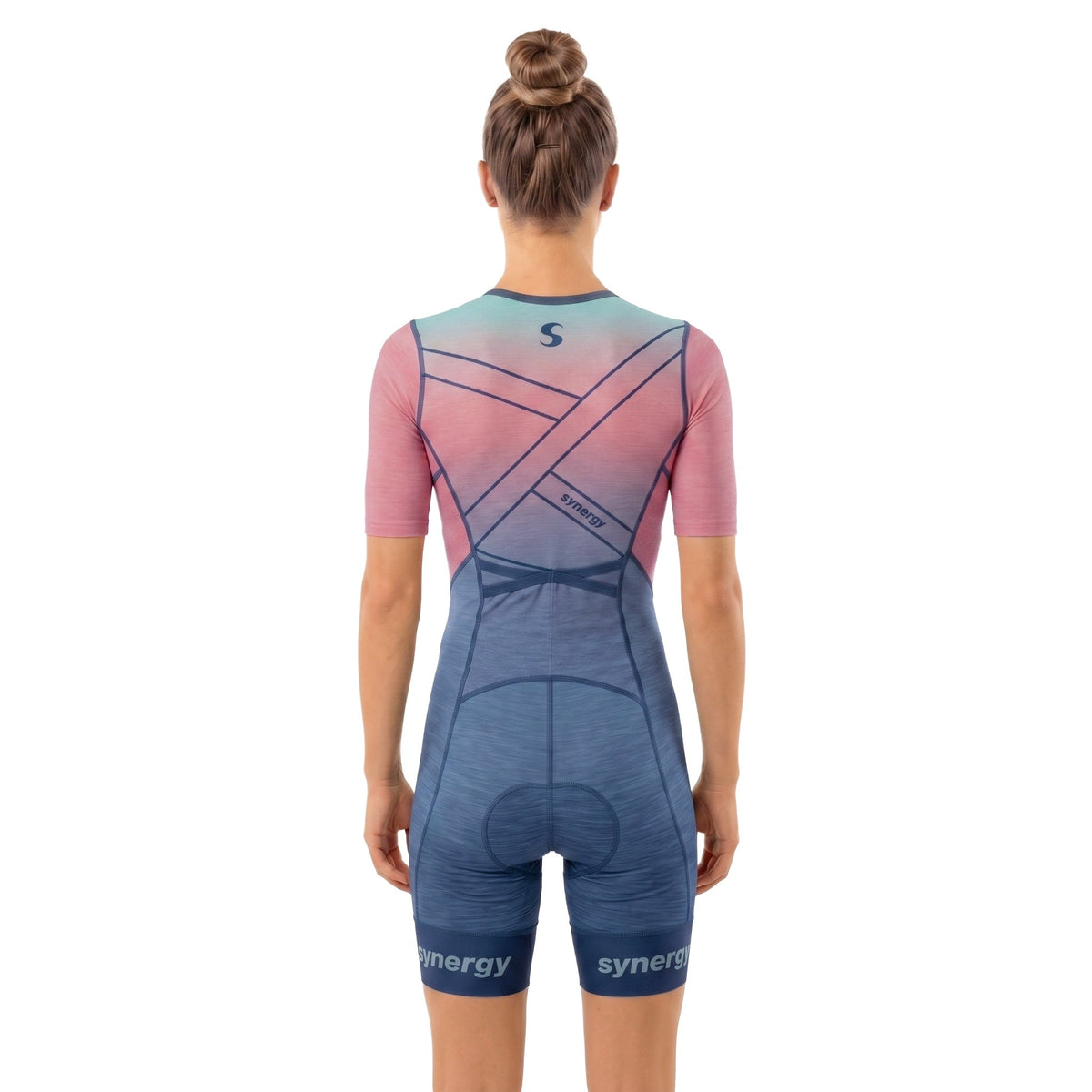 Women's Pro Short Sleeve Tri Suit - Orchid Pink 02