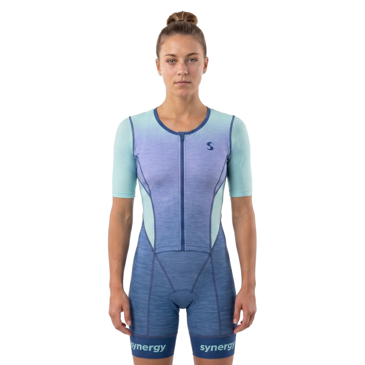 Women's Pro Short Sleeve Tri Suit - Wisteria Violet 01