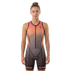 Women's Pro Sleeveless Racerback Tri Suit - Desert Rose 01