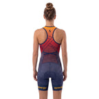 Women's Pro Sleeveless Racerback Tri Suit - Flame Lily 02