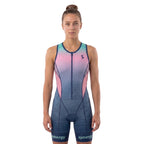 Women's Pro Sleeveless Racerback Tri Suit - Orchid Pink 01