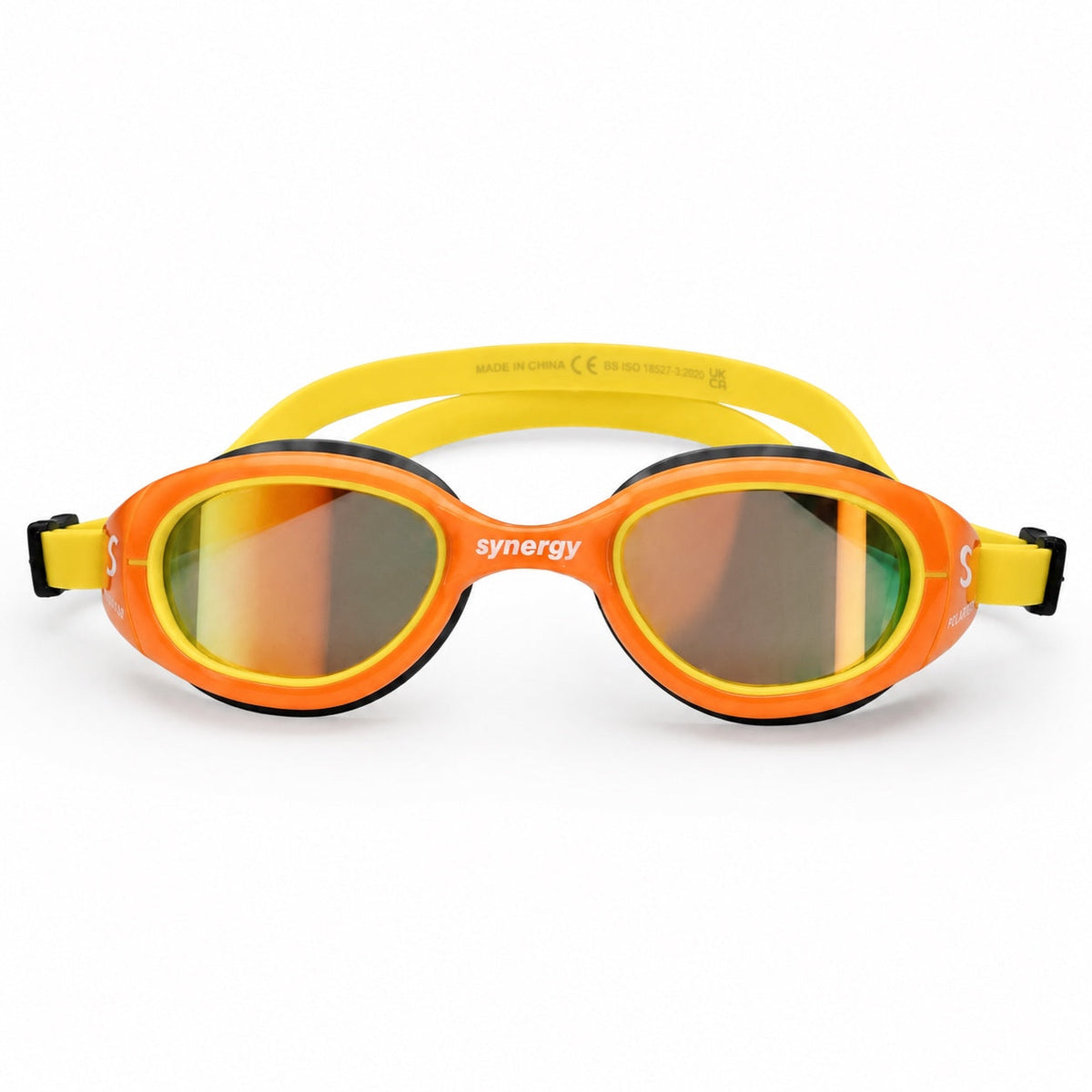 Trisight Silicone Goggles - Silicone Yellow / Orange Mirrored
