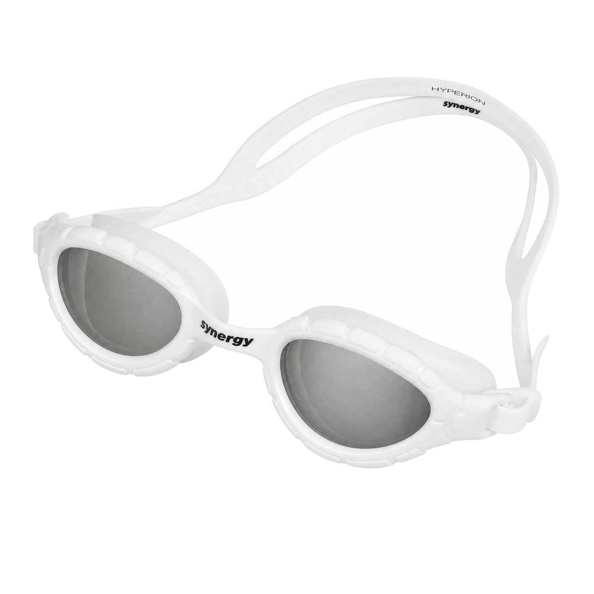 Hyperion Swim Goggles - White - High Angle