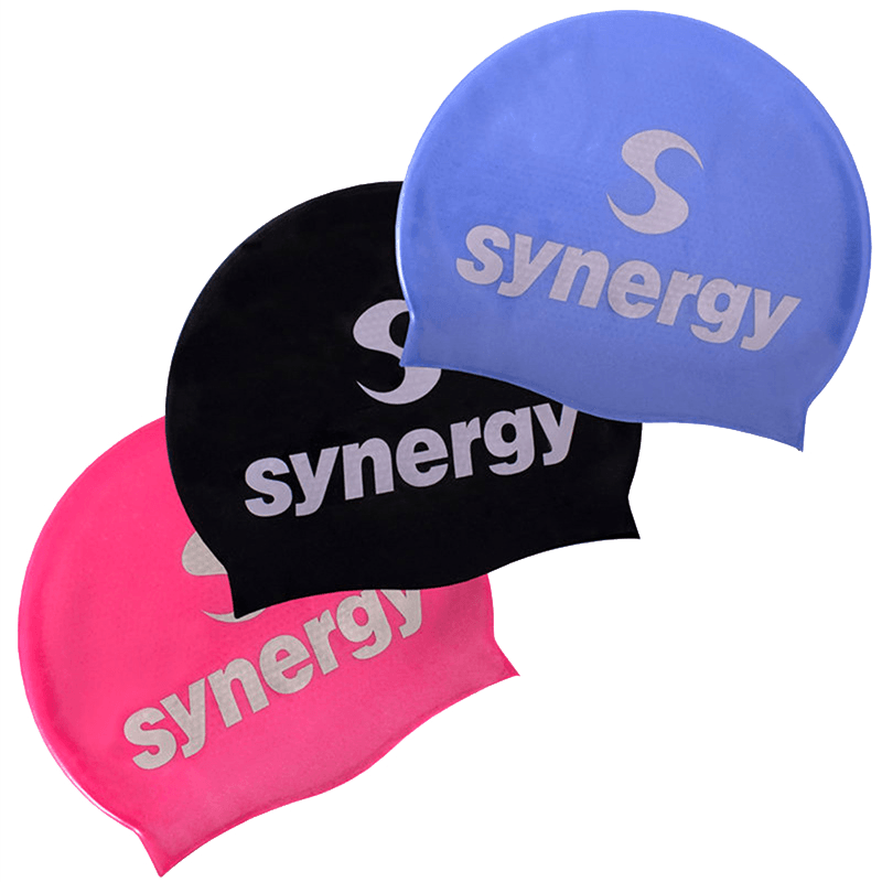 Silicone Swim Cap (3 Pack)